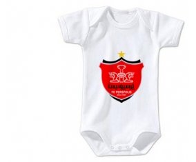 Body bébé Persépolis Téhéran Football Club Iran taille 3/6 mois manches Courtes