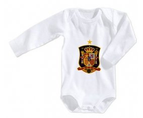 Body bébé Spain national football team taille 3/6 mois manches Longues