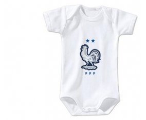 Body bébé France national football team taille 3/6 mois manches Courtes