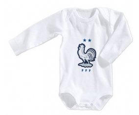 Body bébé France national football team taille 3/6 mois manches Longues