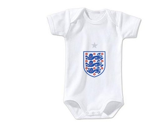 Body bébé England national football team taille 3/6 mois manches Courtes