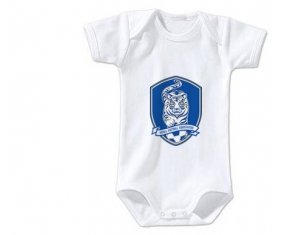 Body bébé South Korea national football team taille 3/6 mois manches Courtes