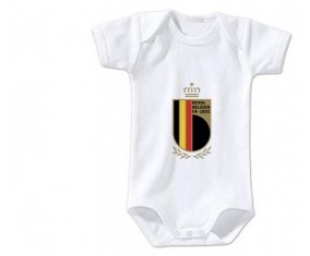 Body bébé Belgium national football team taille 3/6 mois manches Courtes