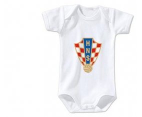 Body bébé Croatia national football team taille 3/6 mois manches Courtes