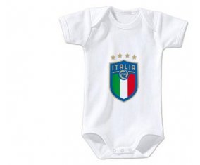 Body bébé Italy national football team taille 3/6 mois manches Courtes