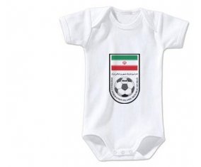 Body bébé Iran national football team taille 3/6 mois manches Courtes