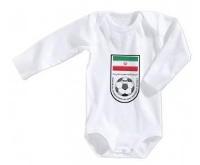 Body bébé Iran national football team taille 3/6 mois manches Longues