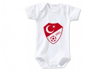 Body bébé Turkey national football team taille 3/6 mois manches Courtes