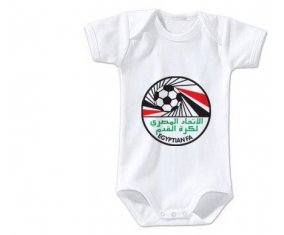 Body bébé Egypt national football team taille 3/6 mois manches Courtes