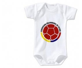 Body bébé Colombia national football team taille 3/6 mois manches Courtes