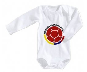 Body bébé Colombia national football team taille 3/6 mois manches Longues