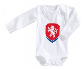 Body bébé Czech Republic national football team taille 3/6 mois manches Longues
