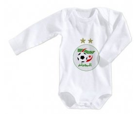 Body bébé Algeria national football team taille 3/6 mois manches Longues