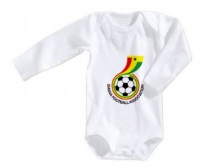 Body bébé Ghana national football team taille 3/6 mois manches Longues