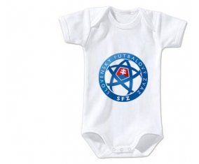 Body bébé Slovakia national football team taille 3/6 mois manches Courtes