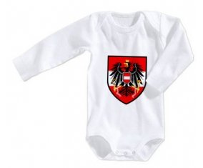 Body bébé Austria national football team taille 3/6 mois manches Longues