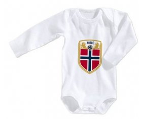 Body bébé Norway national football team taille 3/6 mois manches Longues