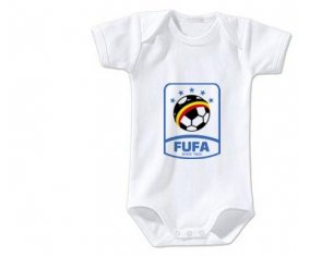 Body bébé Uganda national football team taille 3/6 mois manches Courtes