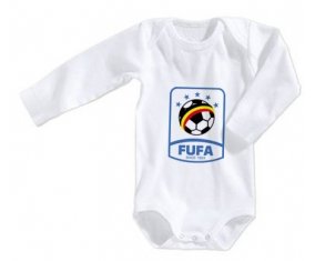 Body bébé Uganda national football team taille 3/6 mois manches Longues