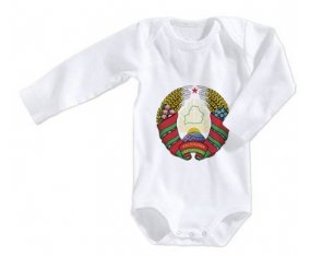 Body bébé Belarus national football team taille 3/6 mois manches Longues