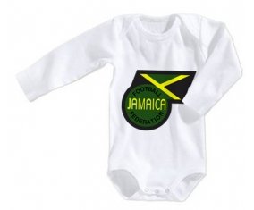 Body bébé Jamaica national football team taille 3/6 mois manches Longues