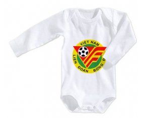Body bébé Vietnam national football team taille 3/6 mois manches Longues