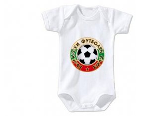 Body bébé Bulgaria national football team taille 3/6 mois manches Courtes