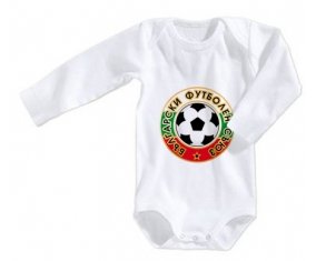 Body bébé Bulgaria national football team taille 3/6 mois manches Longues