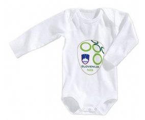 Body bébé Slovenia national football team taille 3/6 mois manches Longues
