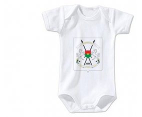 Body bébé Burkina Faso national football team taille 3/6 mois manches Courtes