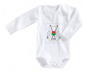 Body bébé Burkina Faso national football team taille 3/6 mois manches Longues