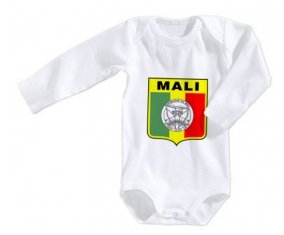 Body bébé Mali national football team taille 3/6 mois manches Longues