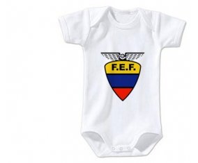 Body bébé Ecuador national football team taille 3/6 mois manches Courtes