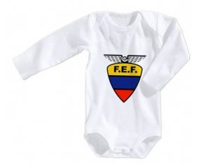 Body bébé Ecuador national football team taille 3/6 mois manches Longues