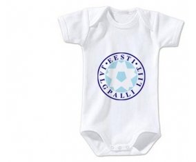Body bébé Estonia national football team taille 3/6 mois manches Courtes