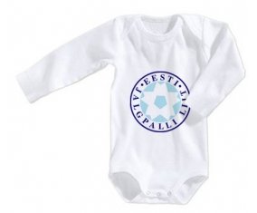Body bébé Estonia national football team taille 3/6 mois manches Longues