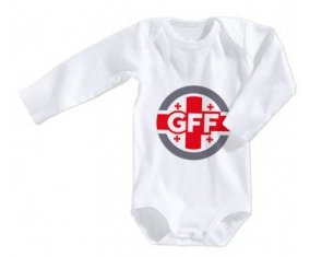 Body bébé Georgia national football team taille 3/6 mois manches Longues
