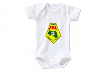 Body bébé Guinea national football team taille 3/6 mois manches Courtes