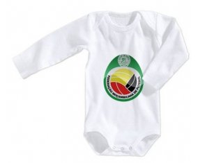 Body bébé Mozambique national football team taille 3/6 mois manches Longues