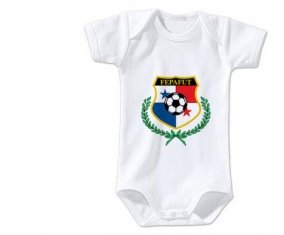Body bébé Panama national football team taille 3/6 mois manches Courtes