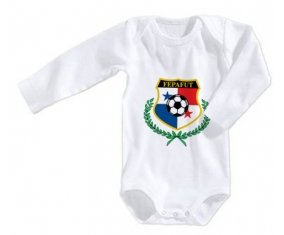 Body bébé Panama national football team taille 3/6 mois manches Longues