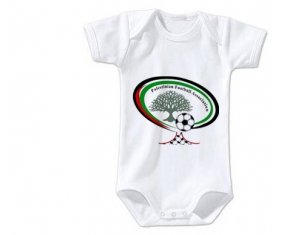 Body bébé Palestine national football team taille 3/6 mois manches Courtes