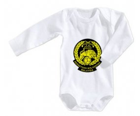 Body bébé Malaysia national football team taille 3/6 mois manches Longues