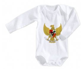 Body bébé Indonesia national football team taille 3/6 mois manches Longues