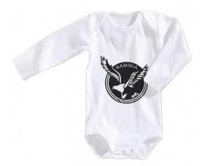 Body bébé Namibia national football team taille 3/6 mois manches Longues