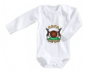 Body bébé Antigua and Barbuda national football team taille 3/6 mois manches Longues