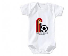 Body bébé Benin national football team taille 3/6 mois manches Courtes