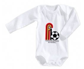 Body bébé Benin national football team taille 3/6 mois manches Longues