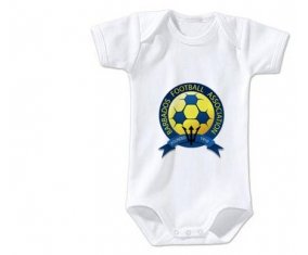 Body bébé Barbados national football team taille 3/6 mois manches Courtes