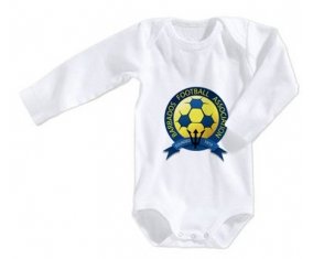 Body bébé Barbados national football team taille 3/6 mois manches Longues